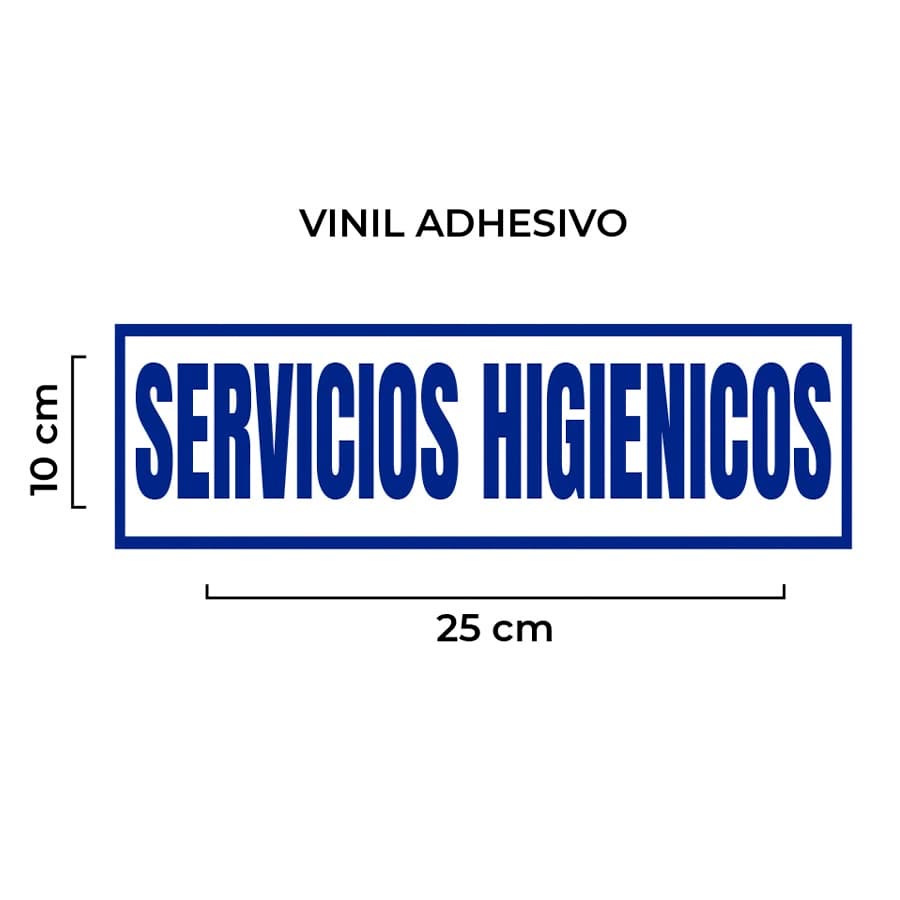 Venta de Señalética Servicios Higiénicos Vinil Adhesivo sin Base por Mayor Perú